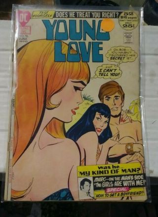 Young Love 96 1972 Dc Comics,  Heck Cover - Test Your Love,  How To Get A Boyfrind