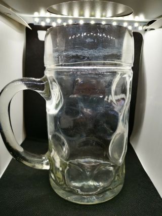 Hacker Pschorr Munchen Extra Large Beer Mug Dimpled and Lowenbrau Munchen 3