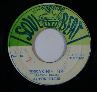 Reggae 45 Alton Ellis Breaking Up On Soul Beat
