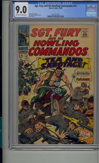 Sgt Fury And His Howling Commandos 47 Cgc 9.  0 Silver Age Mac