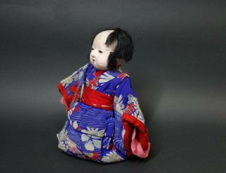 No.  3 Rare Antique Meiji Japanese Mitsuore Doll Jointed Doll Ningyo The Girl 2