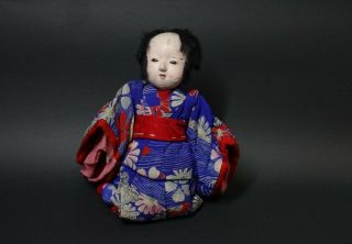 No.  3 Rare Antique Meiji Japanese Mitsuore Doll Jointed Doll Ningyo The Girl 3