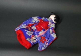 No.  3 Rare Antique Meiji Japanese Mitsuore Doll Jointed Doll Ningyo The Girl 7