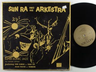 Sun Ra & His Arkestra - Sonic Jazz Saturn Lp Nm/vg,  Rainbo Records Press