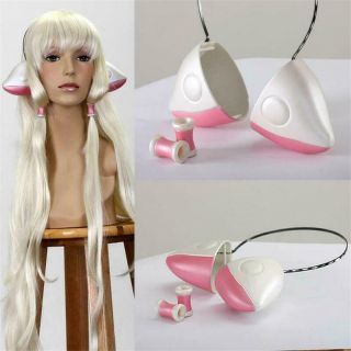 Chobits Eruda Chii Cosplay Prop Costume Ears Cute Kawaii Pink Headband Vict