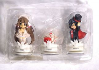 P0570.  Clamp No Kiseki Figurines Set 7 Chobits,  Mokona,  Detectives
