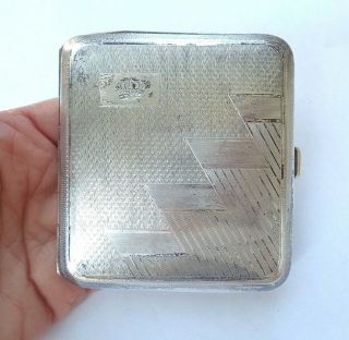 Antique German 800 Silver Robert Kraft Pforzheim Hallmarked Cigarette Case Nr