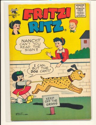 Fritzi Ritz 48 - Early Peanuts By Schulz Fine Cond.