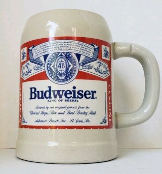 Vintage Budweiser King Of Beers Stein Styled Mug