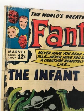 The Fantastic Four 24 Marvel Comics 1964 Jack Kirby VG - 2