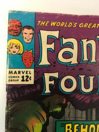 The Fantastic Four 37 Marvel Comics 1965 Jack Kirby VG, 2