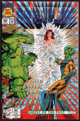 Peter David Signed Incredible Hulk 400 Anniversary Issue Gary Frank Cover Art