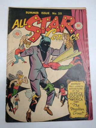 All - Star Comics 25 Golden Age Dc Comics Look At My Other This Week