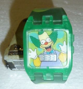 The Simpsons Krusty Clown Talking Watch Burger King 2002