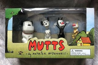 PATRICK McDONNELL ' S MUTTS SET OF 4 FIGURES DARK HORSE 3