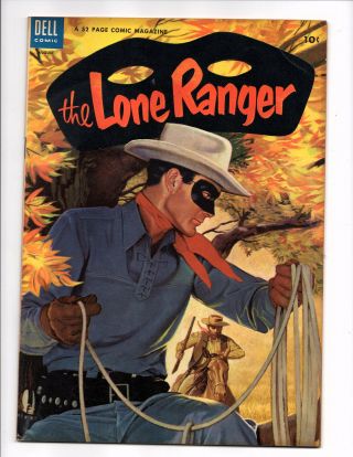 The Lone Ranger 74 (aug 1954,  Dell) - Fine -