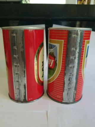 2 older canadian cans - Holiday and red Red Cap Ale 3