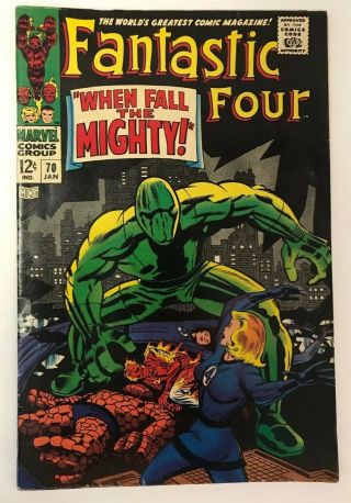 The Fantastic Four 70 Marvel Comics 1968 Jack Kirby Fn,  Stan Lee
