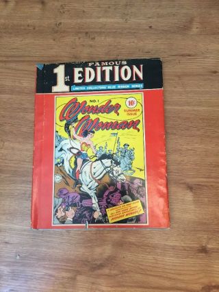 - Hardcover - Vintage Dc Comics Famous First Edition 1st : Wonder Woman 1