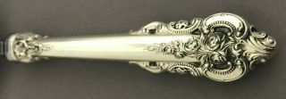 Wallace Grande Baroque Cheese Server Sterling Silver Handle W/ Offset Blade