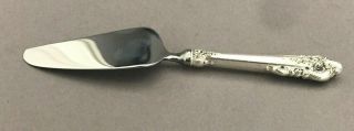 Wallace Grande Baroque Cheese Server Sterling Silver Handle w/ Offset Blade 4