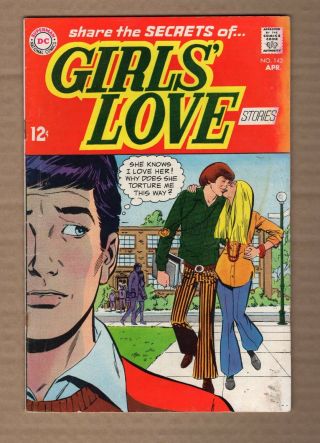 Girls Love Stories 142 (dc 1969) Vg -