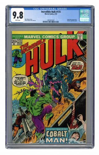 Incredible Hulk (1st Series) 173 1974 Cgc 9.  8 1497421007
