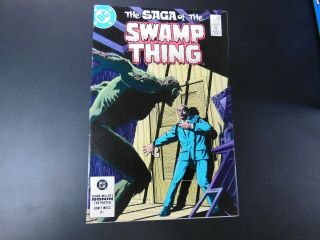 Saga Of Swamp Thing 21 Alan Moore Origin Vf Dc Comics