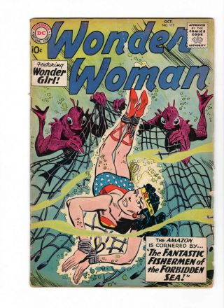 Wonder Woman 117,  Oct 1960 Very Good,  4.  5.