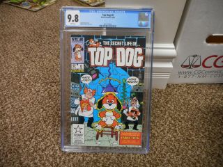 Top Dog 6 Cgc 9.  8 Marvel Star 1985 Electric Chair Cover Frankenstein Monster Tv