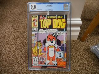Top Dog 3 Cgc 9.  8 Marvel Star 1985 Mad Biter Behind Bars Jail Angry White P