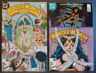 Wonder Woman 7 Vf & 9 Nm Dc 1987 1st App.  & Origin Of The Cheetah Movie