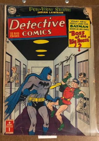 Batman 169 Boss Of The Big House 1951 Comic Book