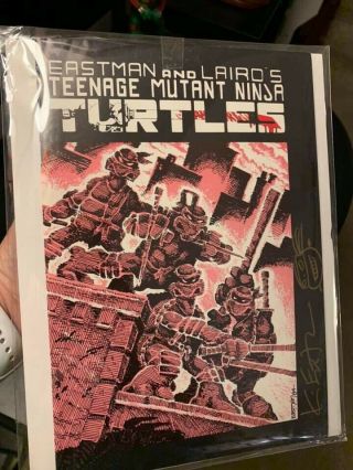 Teenage Mutant Ninja Turtles TMNT 1 3rd Printing Signed by Kevin Eastman 11