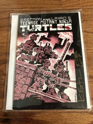 Teenage Mutant Ninja Turtles Tmnt 1 3rd Printing Signed By Kevin Eastman