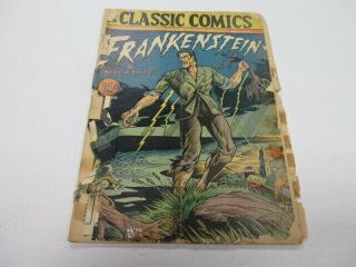 Classic Comics 26 Frankenstein First Edition Paperback