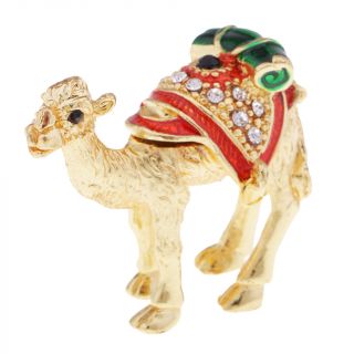 Magideal Vintage Handmade Decorative Alloy Camel Figure Gold