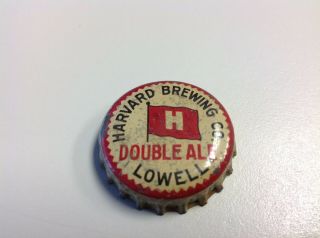 Vintage Harvard Brewing Co.  Bottle Cap Double Ale Lowell Cork Caps