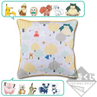 Pokémon Hey Pikachu And Friends Plush Pillow Ichiban Kuji Cushion Toy 40cm Rare