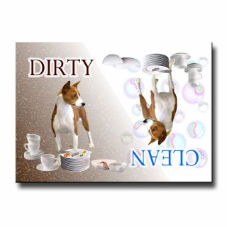 Basenji Dirty Dishwasher Magnet No 1 Dog
