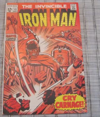 The Invincible Ironman 13 Marvel Comics Silver Age George Tuska Art