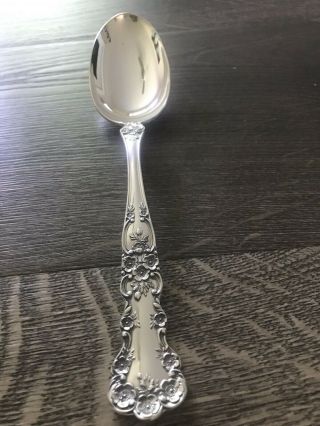Vintage Gorham “buttercup” Pattern Sterling Silver Master Solid Serving Spoon