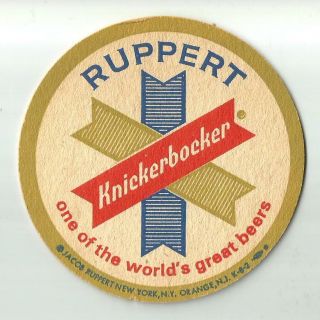 14 Ruppert Knickerbocker One Of The World 