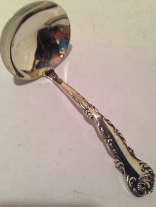 Frank M.  Whiting Kings Court Sterling Silver Gravy Ladle - No Monograms - 5 - 7/8 "