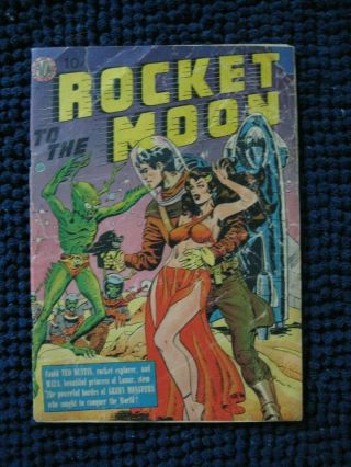 Rocket To The Moon - Avon Golden Age Good Girl Cover,  Orlando Art Fair/good (1.  5)