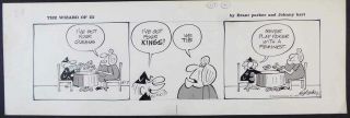 Rare Wizard Of Id Comic Strip Drawn By Brant Parker 6/7/73 Feminist