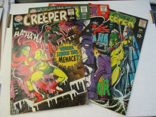 The Creeper 1,  2,  3 And 5 (4 Comics),  1968 Dc,  Fn,  All Four,  Steve Ditko Art