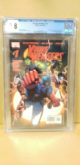 Young Avengers 1 Cgc 9.  8 Wp,  1st Appearance Kate Bishop,  Marvel Comics 01