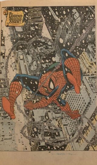 The Spider - Man 300 (1988,  Marvel) 1st Venom Newsstand ungraded UPC 11