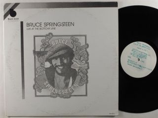Bruce Springsteen Live At The Bottom Line Black Gold Concerts 2xlp Vg,